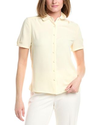 Anne Klein Button Front Blouse
