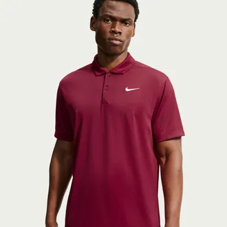 Nike Mens Court Dri-FIT Tennis Polo in Red | DH0857-677