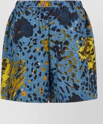 Fendi falena knee-length shorts