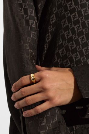 LI&Eacute; STUDIO Silver Ring Jill, Womens, Gold
