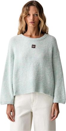 American Vintage East Pullover - Dames - Ronde hals truien - Groen - L - Wol - Truien & Vesten