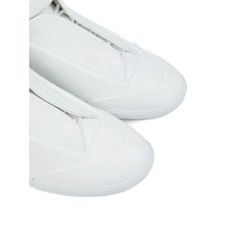Maison Margiela High-Top Calf Leather Sneakers - White