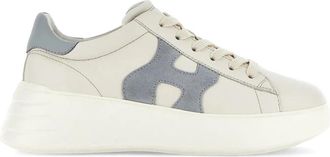 Hogan Rebel Sneakers met Memory Foam - Dames - Sneakers - Beige - 36 1/2 EU - Leer - Schoenen