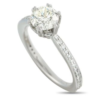 Luxury Bazaar Platinum 1.58ct Diamond Ring MF40-051826
