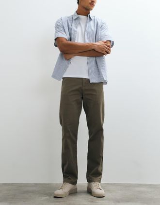 Selected Pantaloni dritti Selected in marrone chiaro