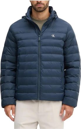 Calvin Klein Lichtgewicht Nylon Pufferjack - Heren - Winterjassen - Blauw - M - Nylon - Jassen