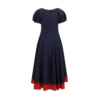 Tory Burch Womens Blue Viscose Casual Dress