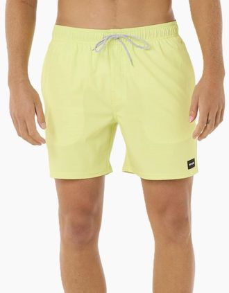 Rip Curl Mens Rip Curl Mens Daily 16 Volley Swimming Shorts - Yellow - Size: 35/34/32