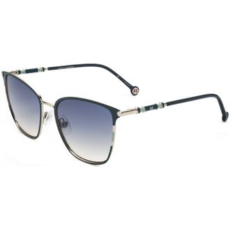Carolina Herrera Womens 56 mm Grey Sunglasses