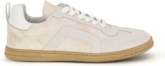 Pierre Hardy Beige Calf Leather Bos Taurus Low Top Womens Sneakers