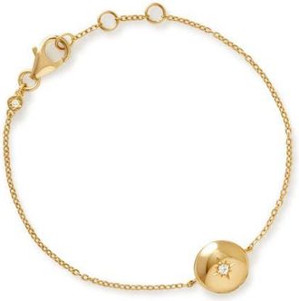 Astley Clarke Gold Biography Chain Locket Bracelet at Nordstrom, Size 6.75