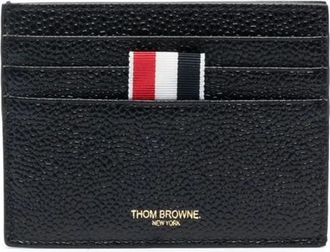 Thom Browne Pebbled-leather Card Holder