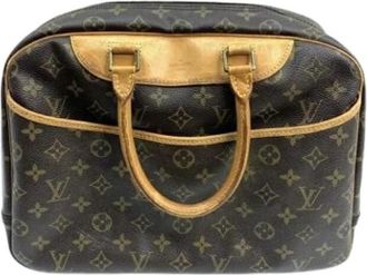 Louis Vuitton Pre-owned Deauville Handbag - Dames - Vintage Handtas - Bruin - ONE Size - Vintage