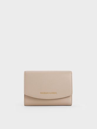 Charles & Keith Briony Curved Flap Wallet