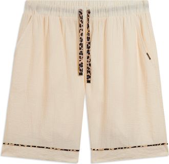 Freddy Pantaloni corti wide leg in tessuto crinkle