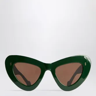 J.W.Anderson JWA06 butterfly sunglasses in forest green
