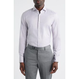 BOSS H-Hank Kent Dress Shirt in Light Pastel/Pink at Nordstrom, Size 14.5R