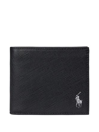Polo Ralph Lauren Saffiano leren portemonnee - Zwart