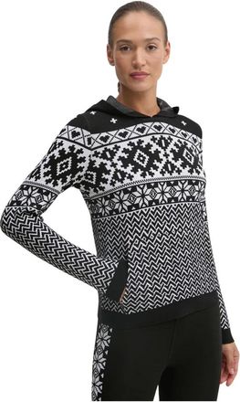 Newland Trui met ronde hals - Dames - Sport - Zwart - Maat: XS Wol