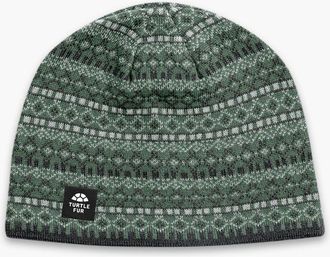 Turtle Fur Franz Merino Wool Beanie in Green at Nordstrom