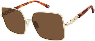 Privé Revaux VIVA LA VIDA/S Polarized 06J/SP Womens Sunglasses Gold Size 59