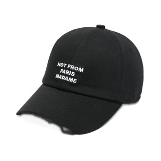 Dr&ocirc;le de Monsieur Caps, male, Black, Size: ONE SIZE La Casquette Slogan