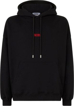 GCDS Gcds, Heren, Sweatshirts & Hoodies, Zwart, Maat: 2XL Katoen