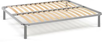 Talamo Italia Somier Cuadrado Y Medio Ambrosia, Base Ortop&eacute;dica De Contrachapado De Abedul De 13 Lamas, 100% Made In Italy, 120x190h34 Cm, Con Embalaje Reforzado - 