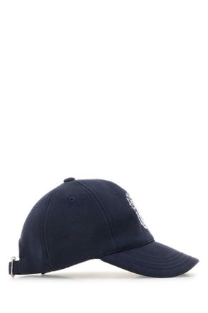 A.P.C. Mens Denim Blue Cotton A.p.c. X Marc Jacobs Baseball Cap Darknavy Exterior: Cappelli Hat