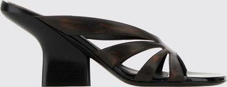 Dries Van Noten Mules in pelle invecchiata