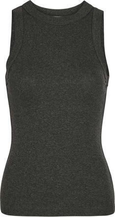 A Gold E Agolde Leigh Stretch-knit Tank top - Dark Grey - S (UK8-10 / S)