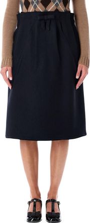 Prada Blue Midi Skirt