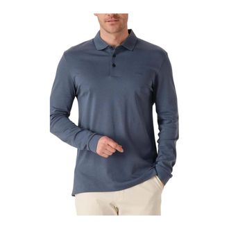 HUGO BOSS Tops, Heren, Blauw, M, Katoen, Pado 30 Polo