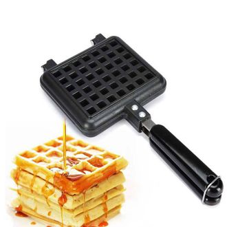 OEM Gofrera Manual, Molde De Aluminio Para Gofres Apto Para Cocina Con Revestimiento Interior Antiadherente Y Asa