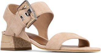 Donald J Pliner Croc Embossed Heel Sandal at Nordstrom, Size 8.5