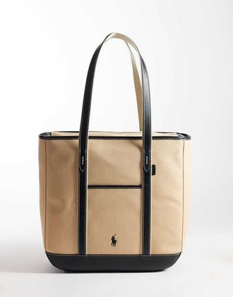Polo Ralph Lauren borsa shopper beige-Neutro
