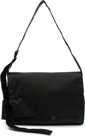 Marni Tassen, Heren, Zwart, ONE Size, Leer, Messenger Bag