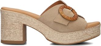 Stefano Lauran Schoenen, Dames, Beige, 38 EU, Su&egrave;de, Elegante Sandalen