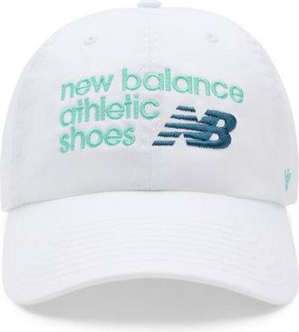 New Balance Unisex 47 NB Athletics Clean Up en Blanco/Verde, Nylon, Talla OSZ