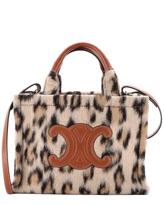Celine Celine Cabas Thais Tote Printed Wool Small (Authentic Pre-Loved)