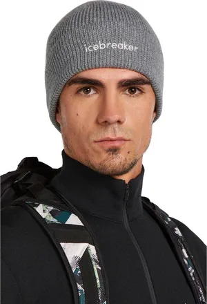 Icebreaker All Day Togue Merino Wool Beanie in Gritstone Heather at Nordstrom