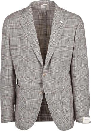 L.B.M. 1911 Giacca Stondata - Heren - Blazers - Grijs - 2XL - Katoen - Jassen