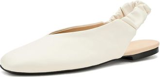 La Canadienne Glenn Womens Shoes Milk : 7.5 B - Medium, Leather