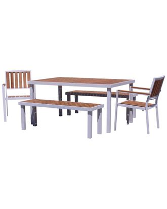 Courtyard Casual Catalina 60In X 39In Rectangle Dining Table