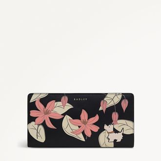 Radley London Black Large Bifold Wallet Pretty Petals SS26 Radley London