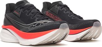 Saucony Endorphin Azura Running Shoe in Black/vizired at Nordstrom, Size 10.5