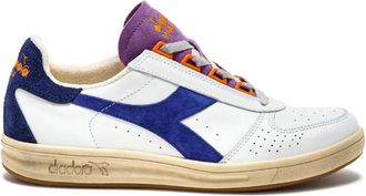 Diadora Premium Stone Washed Natural White Sneakers - Dames - Sneakers - Wit - 36 EU - Katoen - Schoenen