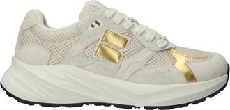 Blackstone Schoenen, Dames, Beige, 41 EU, Wol, Runner Sneaker