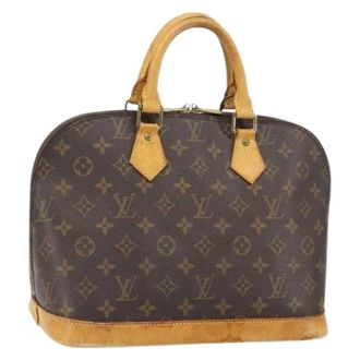 Louis Vuitton Pre-owned Handbags, unisex, Brown, Size: ONE SIZE Pre-owned Vintage Canvas Handbag