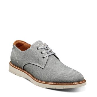 Florsheim Mens Florsheim Vibe Oxford Gray Plain Toe Dress Shoes HAWK2492